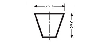 8v 25n - Клиновые ремни — V